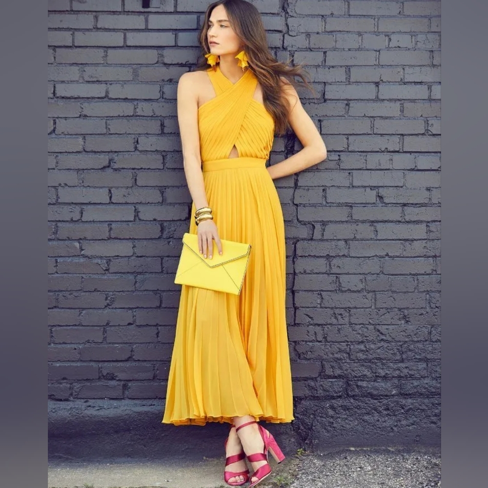 NWT Joie Elenita Dress - Sz 6 Cornflower Yellow